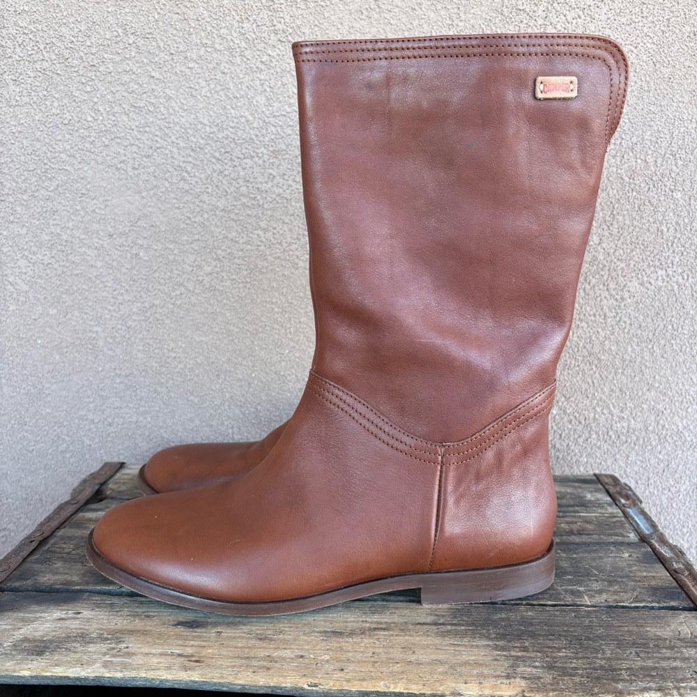Camper Woody Brown Leather Boot
